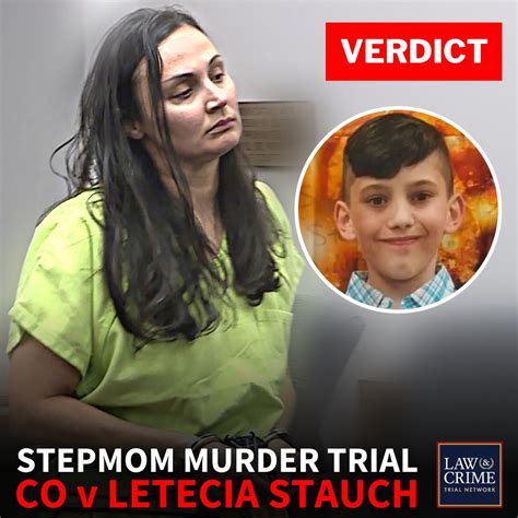 gannon stauch|Letecia Stauch found guilty of stabbing stepson Gannon Stauch。